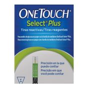 Tiras OneTouch Select Plus 25 Unidades