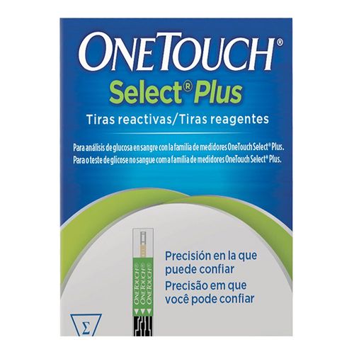 Tiras Onetouch Select Plus 50 Unidades