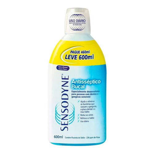 Enxaguante Bucal Sensodyne 600ml Enxaguante Bucal Sensodyne 600ml