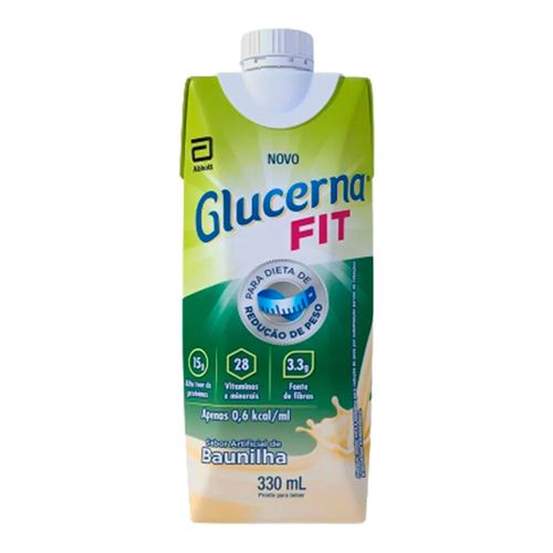 Complemento Alimentar Adulto Glucerna Fit Baunilha 330ml Complemento Alimentar Adulto Glucerna Fit Baunilha 330ml