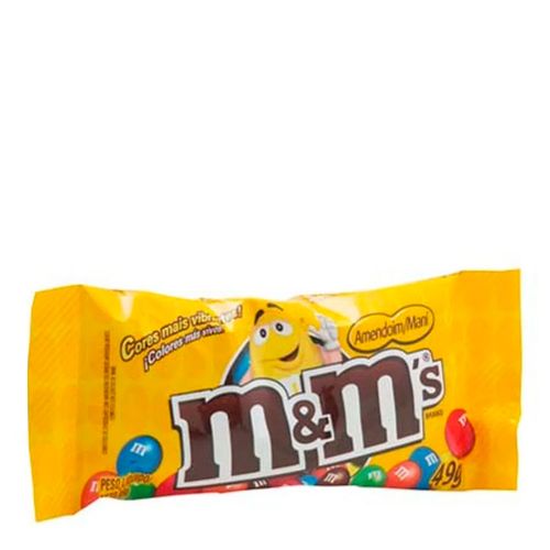 Confeito de Chocolate M&M's Amendoim 49g Confeito de Chocolate M&M's Amendoim 49g