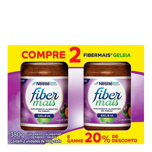 Kit Regulador Intestinal Fiber Mais Geleia 190g 2 Unidades Kit Regulador Intestinal Fiber Mais Geleia 190g 2 Unidades