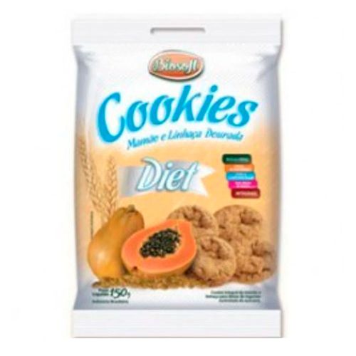 Cookies Diet Mamão e Linhaça Dourada 150g Cookies Diet Mamão e Linhaça Dourada 150g