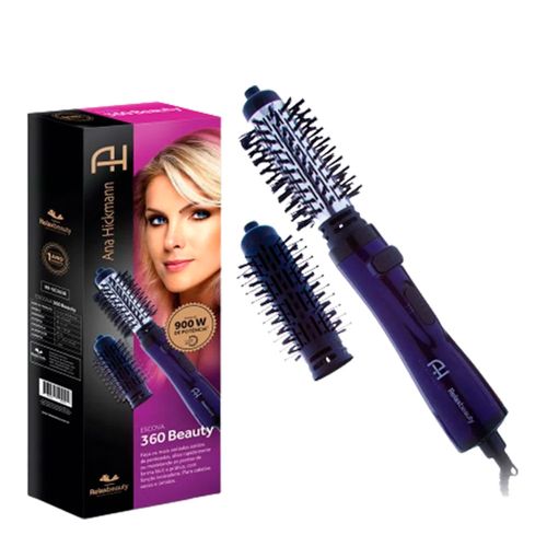 Escova Rotativa Ana Hickmann 360 Bivolt Relaxbeauty Escova Rotativa Ana Hickmann 360 Bivolt Relaxbeauty