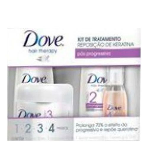Kit de Tratamento Dove Reposição de Keratina Pós Progressiva Kit de Tratamento Dove Reposição de Keratina Pós Progressiva