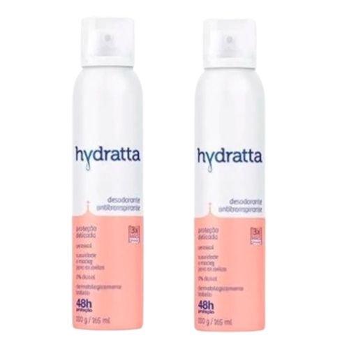 Kit Desodorante Aerosol Hydratta Proteção Fresca 2 Unidades