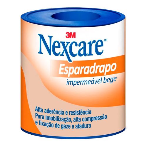 Esparadrapo Nexcare 3M Impermeável Bege 50 X 3
