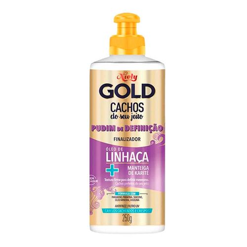 Finalizador Niely Gold Cachos do Seu Jeito Pudim de Definição 250g Finalizador Niely Gold Cachos do Seu Jeito Pudim de Definição 250g