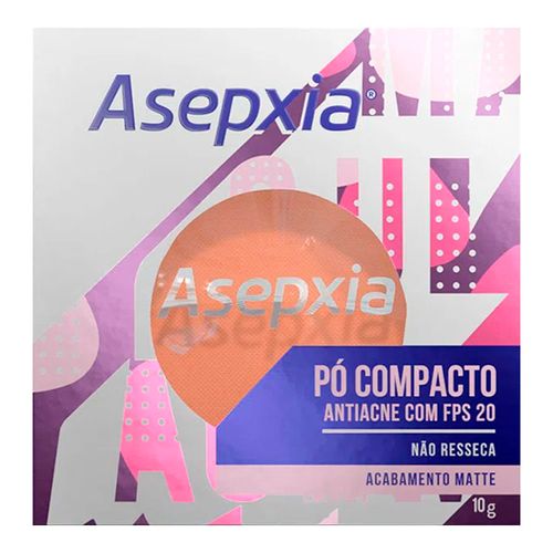 Pó Compacto Antiacne Asepxia FPS20 Matte Bege Médio 10g Pó Compacto Antiacne Asepxia FPS20 Matte Bege Médio 10g