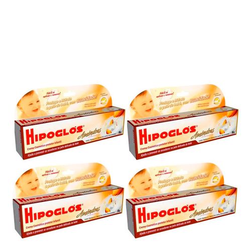 Pomada Assadura Hipoglós Amêndoas 80g 4 Unidades Pomada Assadura Hipoglós Amêndoas 80g 4 Unidades