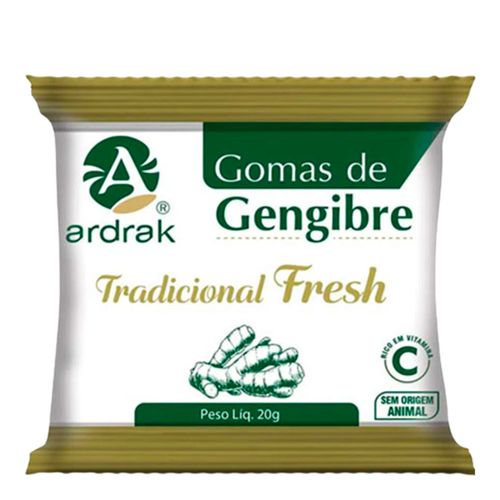 Goma de Gengibre Tradicional Ardrak 20g Goma de Gengibre Tradicional Ardrak 20g