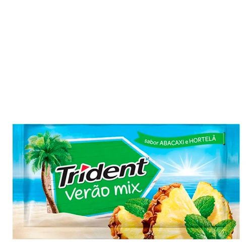Goma de Mascar Trident Abacaxi C/ Hortelã 8g Goma de Mascar Trident Abacaxi C/ Hortelã 8g