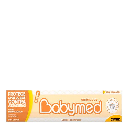 Pomada Para Asssaduras Babymed Amêndoas 40g Pomada Para Asssaduras Babymed Amêndoas 40g