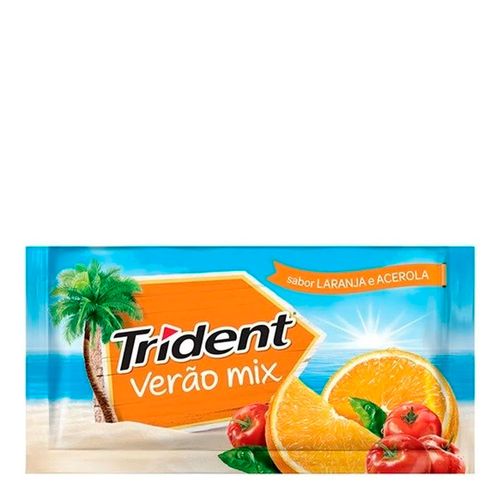 Goma de Mascar Trident Laranja e Acerola 8g Goma de Mascar Trident Laranja e Acerola 8g