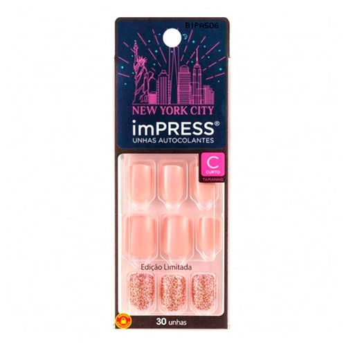 Unhas Autocolantes Kiss New York Impress Curto Diversity 30 Unidades Unhas Autocolantes Kiss New York Impress Curto Diversity 30 Unidades
