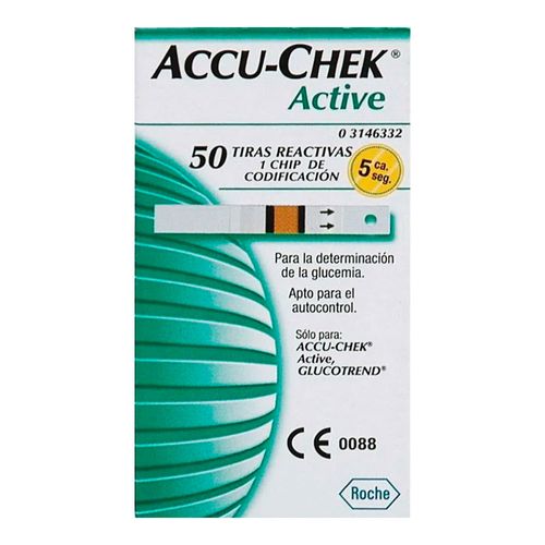 Kit Accu-Chek Ative Roche + 50 Tiras Kit Accu-Chek Ative Roche + 50 Tiras