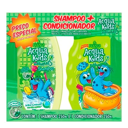 Kit Acqua Kids Nazca Shampoo + Condicionador Erva Doce com Hortelã 250ml Kit Acqua Kids Nazca Shampoo + Condicionador Erva Doce com Hortelã 250ml