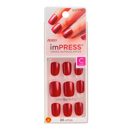 Unhas Postiças Autocolantes Curta Kiss New York Impress Tweetheart 24 Unidades Unhas Postiças Autocolantes Curta Kiss New York Impress Tweetheart 24 Unidades