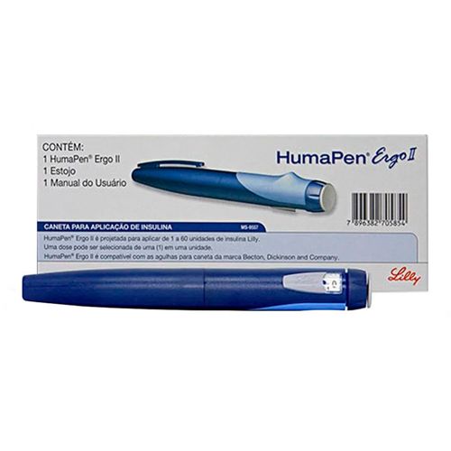 Caneta Aplicadora de Insulina Humapen Ergo II Caneta Aplicadora de Insulina Humapen Ergo II