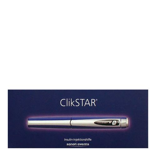 Caneta para Aplicação de Insulina Clikstar Azul Sanofi-Aventis Caneta para Aplicação de Insulina Clikstar Azul Sanofi-Aventis