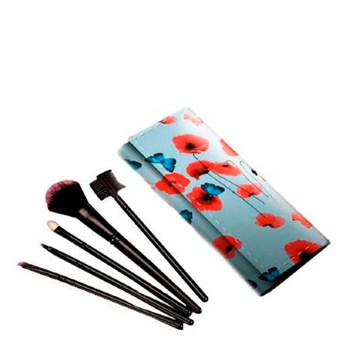 Kit Fashion Beauty Care Ana Hickmann 5 Pincéis + Estojo Maquiagem Kit Fashion Beauty Care Ana Hickmann 5 Pincéis + Estojo Maquiagem
