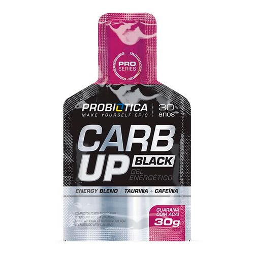 Carb Up Gel Probiótica Black Açaí Com Guaraná Sachê 30g Carb Up Gel Probiótica Black Açaí Com Guaraná Sachê 30g