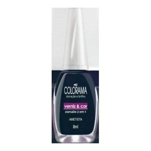 Esmalte Colorama Chic Verniz e Cor Ametista 8ml Esmalte Colorama Chic Verniz e Cor Ametista 8ml