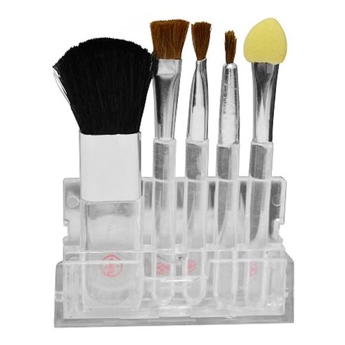 Kit Pincéis para Maquiagem Mundial 5 Peças Kit Pincéis para Maquiagem Mundial 5 Peças