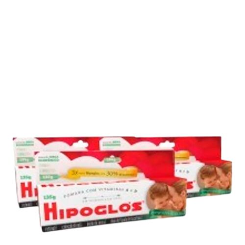 Kit Pomada Assadura Hipoglós 135g 3 Unidades Kit Pomada Assadura Hipoglós 135g 3 Unidades