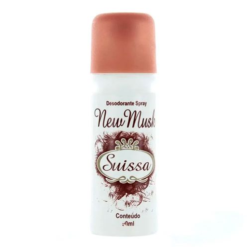 New Musk Desodorante Spray Suissa 90ml New Musk Desodorante Spray Suissa 90ml