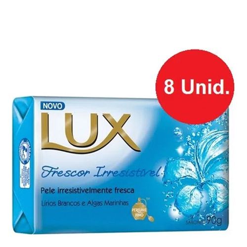 Sabonete Lux Frescor Irresistível 90g C/ 8 Unidades Sabonete Lux Frescor Irresistível 90g C/ 8 Unidades