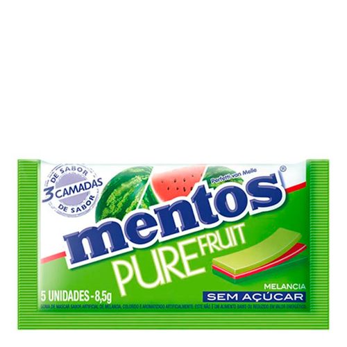 Mentos 3 Mais Melancia 8,5g Mentos 3 Mais Melancia 8,5g