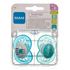Kit Chupeta Mam Sayings Boys Silicone Mais 6 Meses 2 Unidades