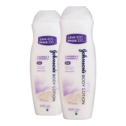 Loção Hidratante Johnson’s Softlotion Pele Fresquinha 400ml - 2 unidades Loção Hidratante Johnson’s Softlotion Pele Fresquinha 400ml - 2 unidades