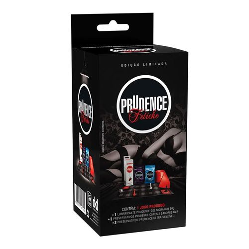 Kit Fetiche Prudence Preservativo + Gel Lubrificante + Jogo Proibido Kit Fetiche Prudence Preservativo + Gel Lubrificante + Jogo Proibido