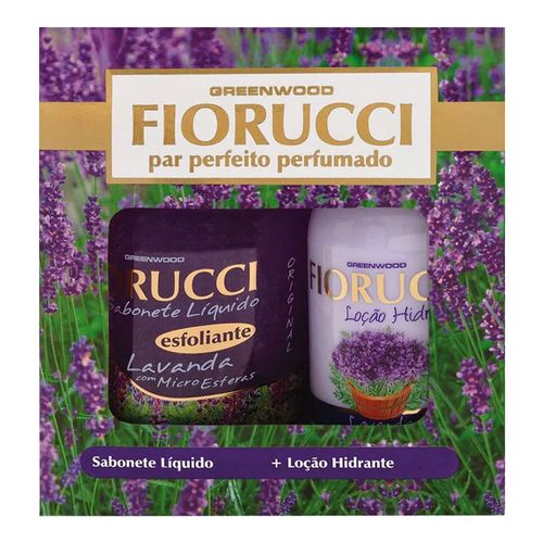 Kit Fiorucci Par Perfeito Lavanda Sabonete Líquido 500ml + Loção Hidratante 500ml Kit Fiorucci Par Perfeito Lavanda Sabonete Líquido 500ml + Loção Hidratante 500ml