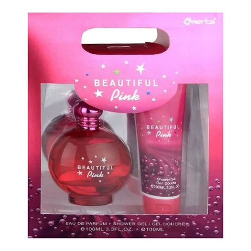 Kit Florence Beautiful Pink Eau de Parfum Omerta Perfume Feminino 100ml + Gel de Banho 100ml Kit Florence Beautiful Pink Eau de Parfum Omerta Perfume Feminino 100ml + Gel de Banho 100ml