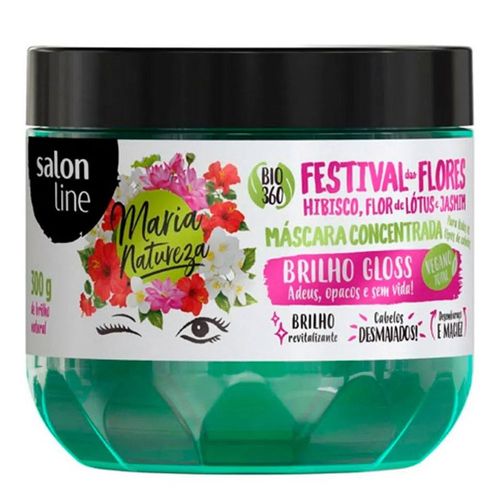 Máscara de Tratamento Salon Line Festival das Flores 300g Máscara de Tratamento Salon Line Festival das Flores 300g