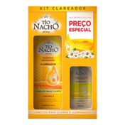 Kit Tio Nacho Clareador Antiqueda Shampoo 415ml + Condicionador 200ml