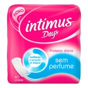 Protetor Diário Intimus Days S/ Perfume C/40