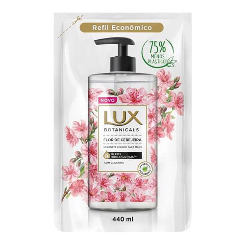 Sabonete Líquido Para as Mãos Lux Flor de Cerejeira Refil 440ml Sabonete Líquido Para as Mãos Lux Flor de Cerejeira Refil 440ml