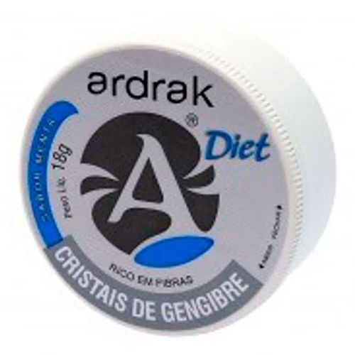 Cristais de Gengibre Diet Menta Doce Cristais de Gengibre Diet Menta Doce