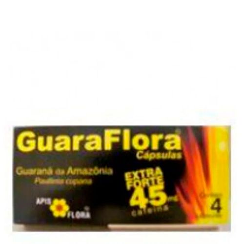 Guaraflora 45mg Apis Flora 4 Cápsulas Guaraflora 45mg Apis Flora 4 Cápsulas