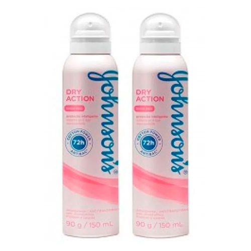Desodorante Johnson´s Aerosol Dry Action 2 Unidade Desodorante Johnson´s Aerosol Dry Action 2 Unidade