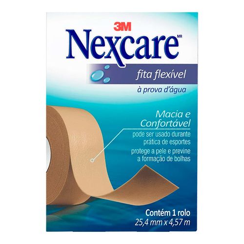 Fita Flexível Nexcare 3M À Prova D’água Rolo 25 mm x 4,5m