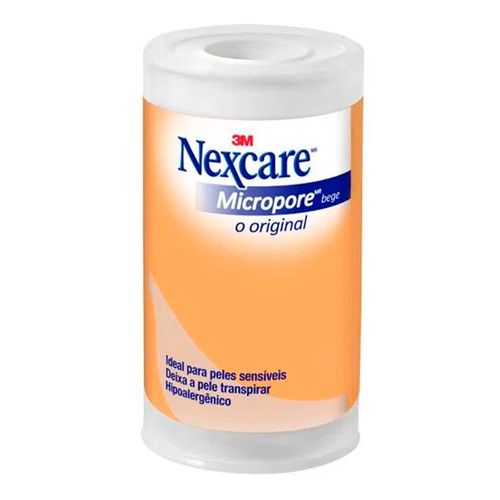 Fita Micropore Nexcare Bege 100mm x 4,5m