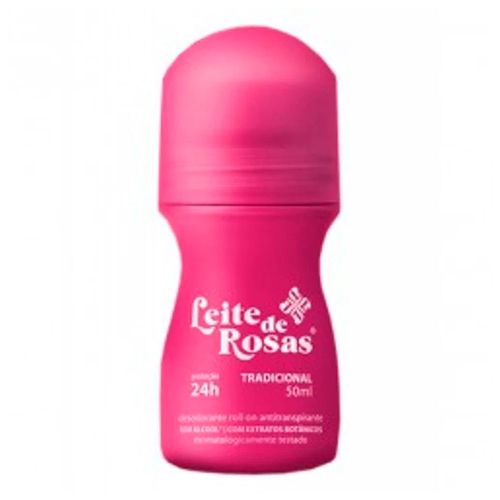 Desodorante Leite de Rosas Roll On Feminino 50ml