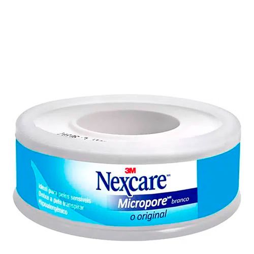 Fita Micropore Nexcare Branca 12mm x 4,5m