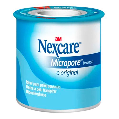 Fita Micropore Nexcare Branca 25mm x 0,9m Fita Micropore Nexcare Branca 25mm x 0,9m