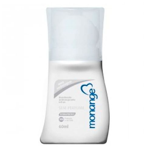 Desodorante Monange Roll On Sem Perfurme Unissex 60ml